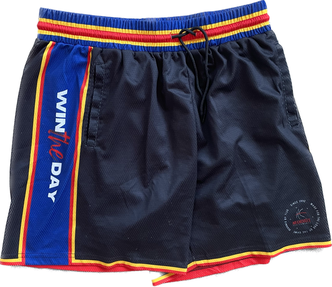"Win The Day" Basketball Shorts - No Excuses Performance